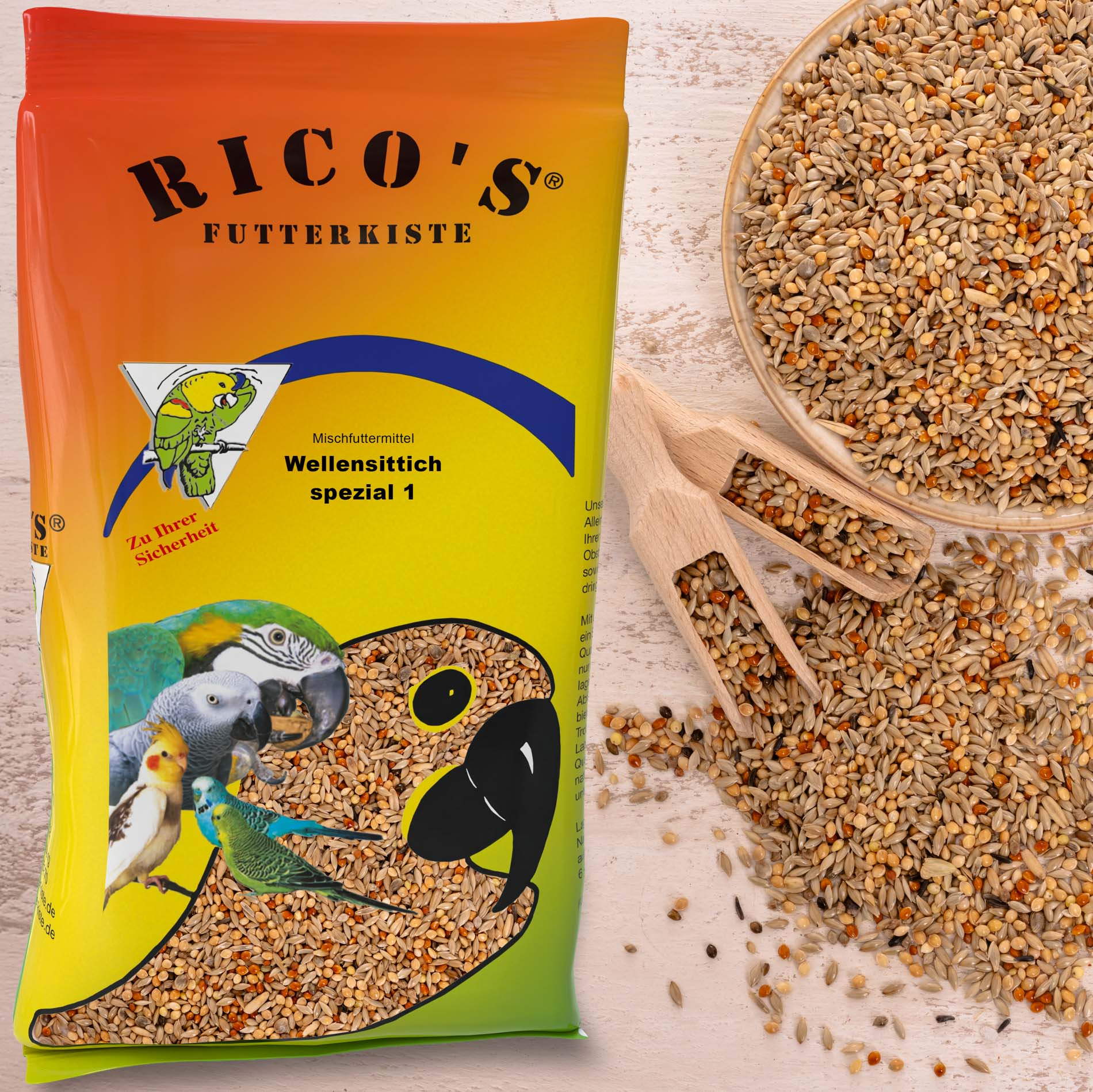rico-s-futterkiste-spezial-1-wellensittichfutter-1-kg-naturell image 2