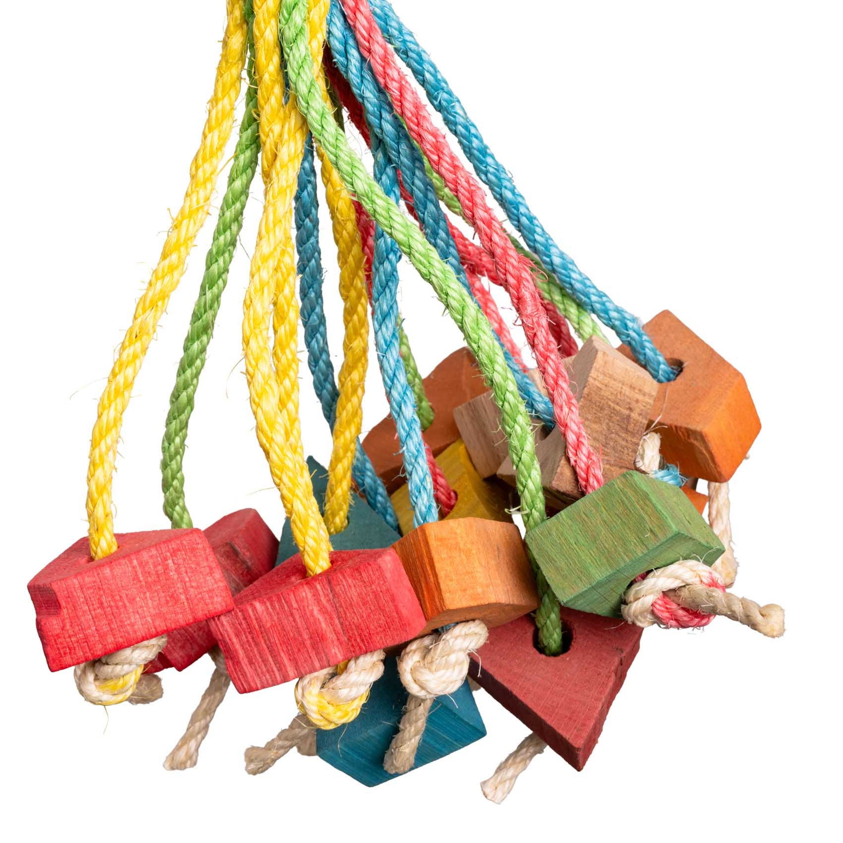 rico-s-futterkiste-sisal-krake-papageienspielzeug-schredder-40-cm image 2
