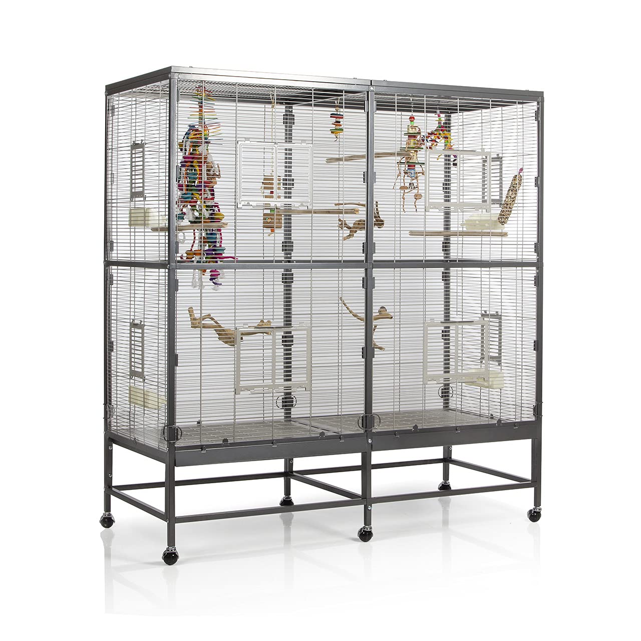 montana-casa-150-vogelvoliere-antik-platinum-sittiche image 1
