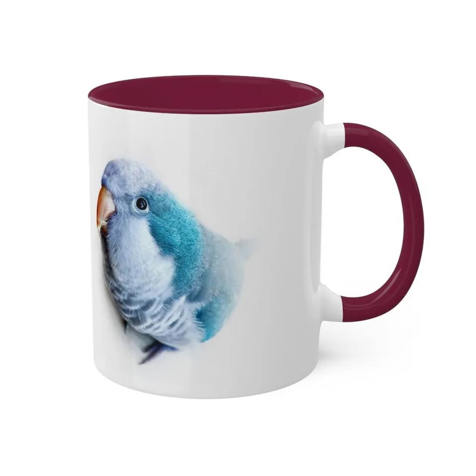 rico-s-futterkiste-tasse-tk04-sperlingspapagei-bordeaux image 1