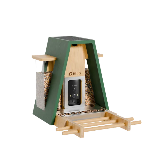 birdfy-feeder-bamboo-a-pro-futterstation-metall-kamera-2k image 1