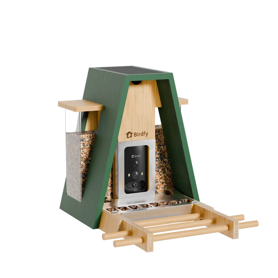 birdfy-feeder-bamboo-a-pro-futterstation-metall-kamera-2k image 1