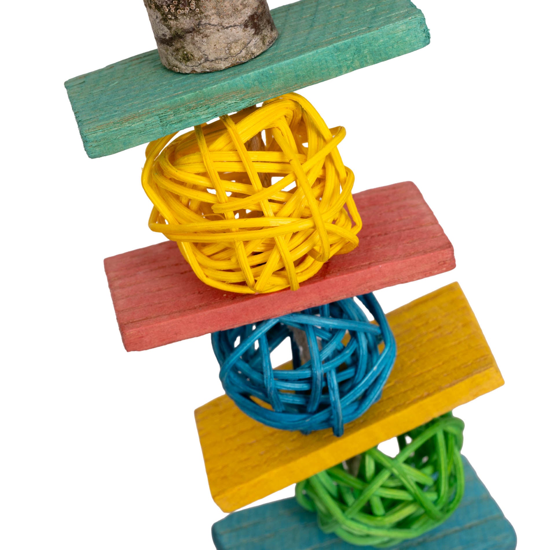 rico-s-futterkiste-mini-kugel-strick-wellensittichspielzeug-20-cm image 2