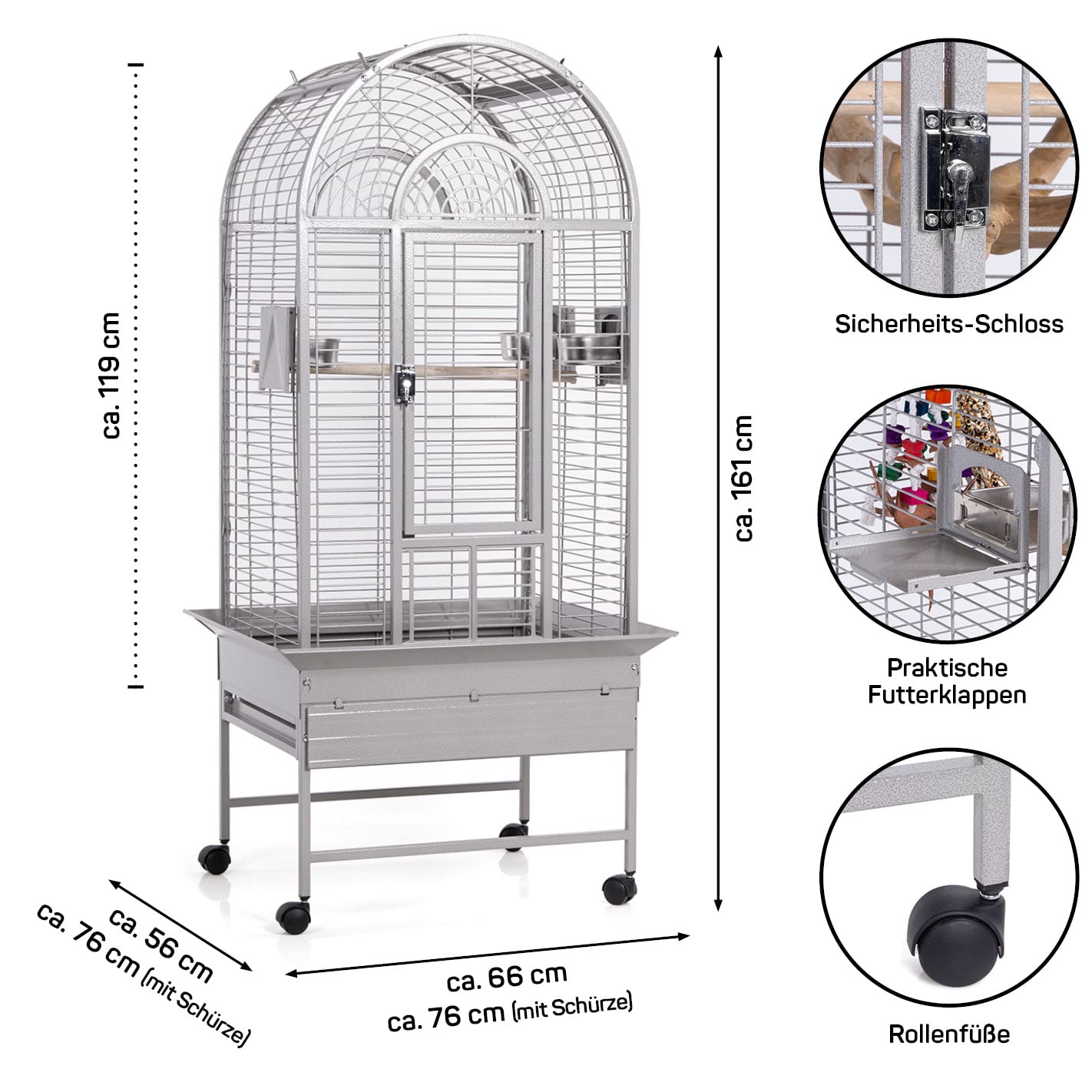 montana-cages-haiti-voliere-platinum-f-r-gro-sittiche-papageien image 2
