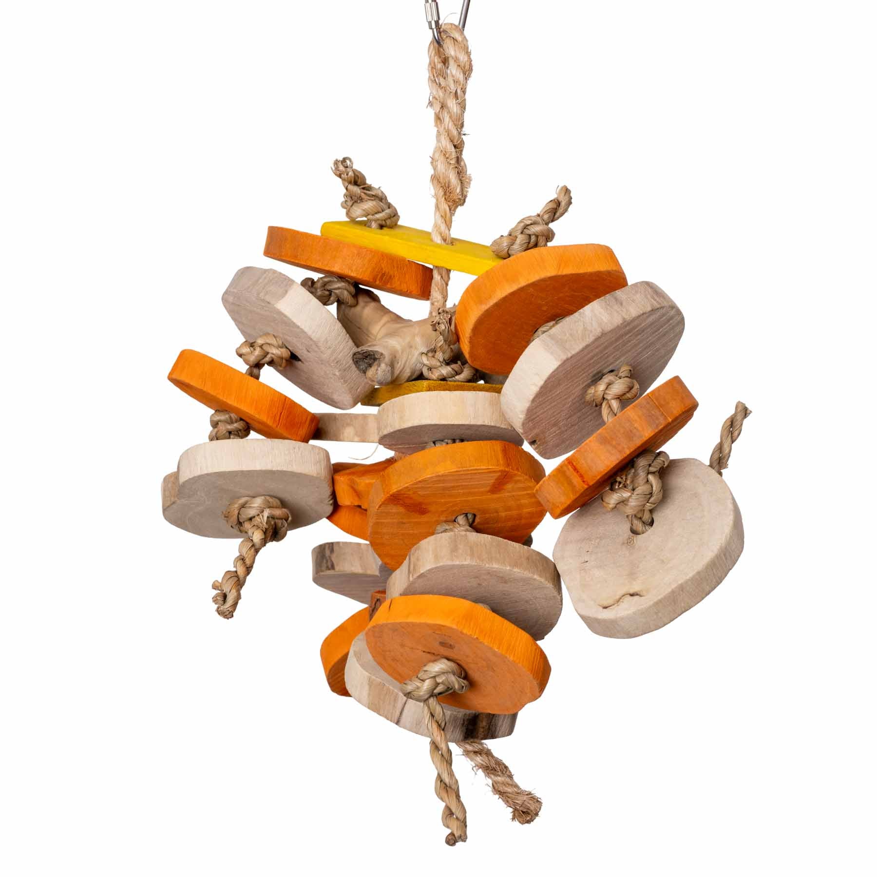 rico-s-futterkiste-wild-wood-medium-papageienspielzeug-naturholz image 2
