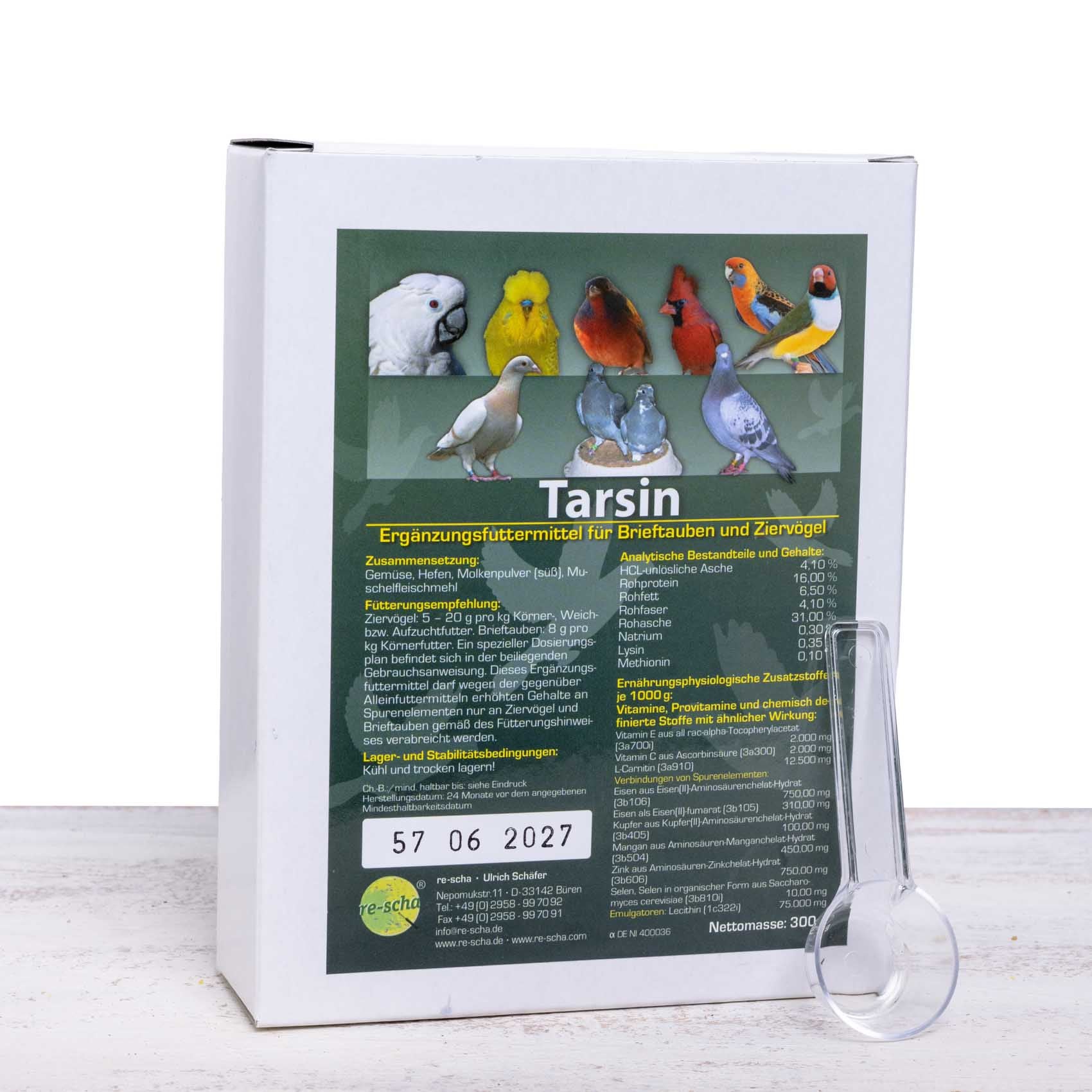 rico-s-futterkiste-tarsin-erg-nzungsfutter-300-g-darmflora image 1