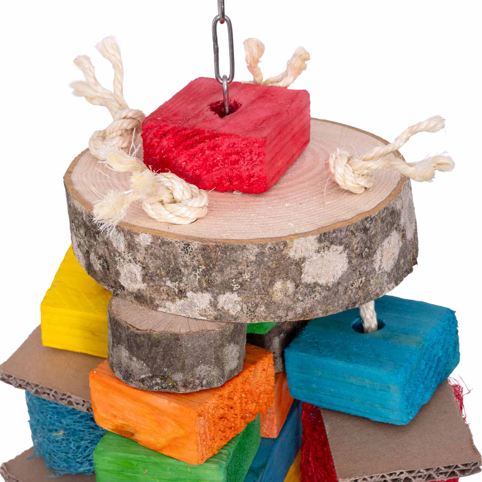 rico-s-futterkiste-luffa-schredderturm-gigant-xl-papageienspielzeug image 3