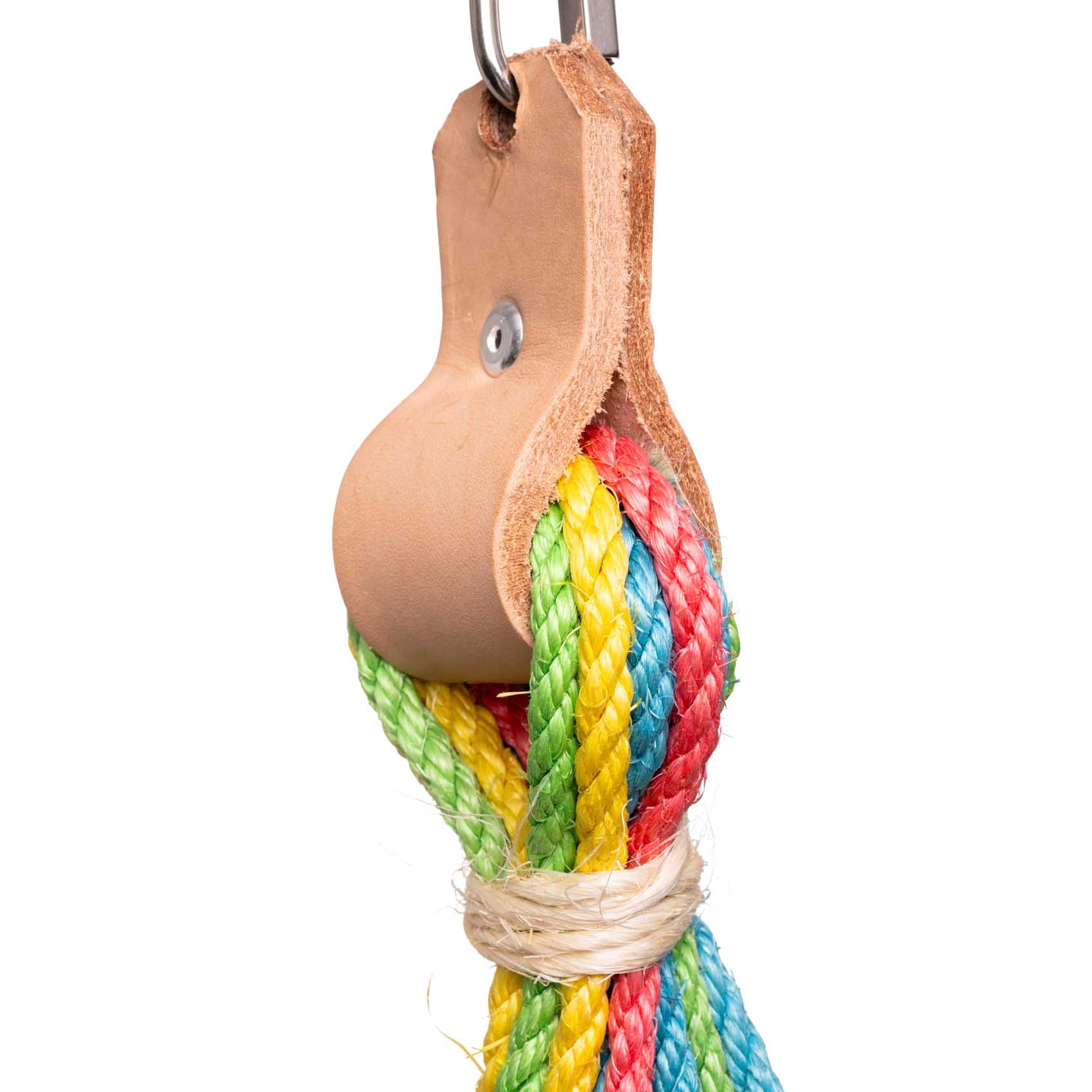 rico-s-futterkiste-sisal-krake-papageienspielzeug-schredder-40-cm image 3