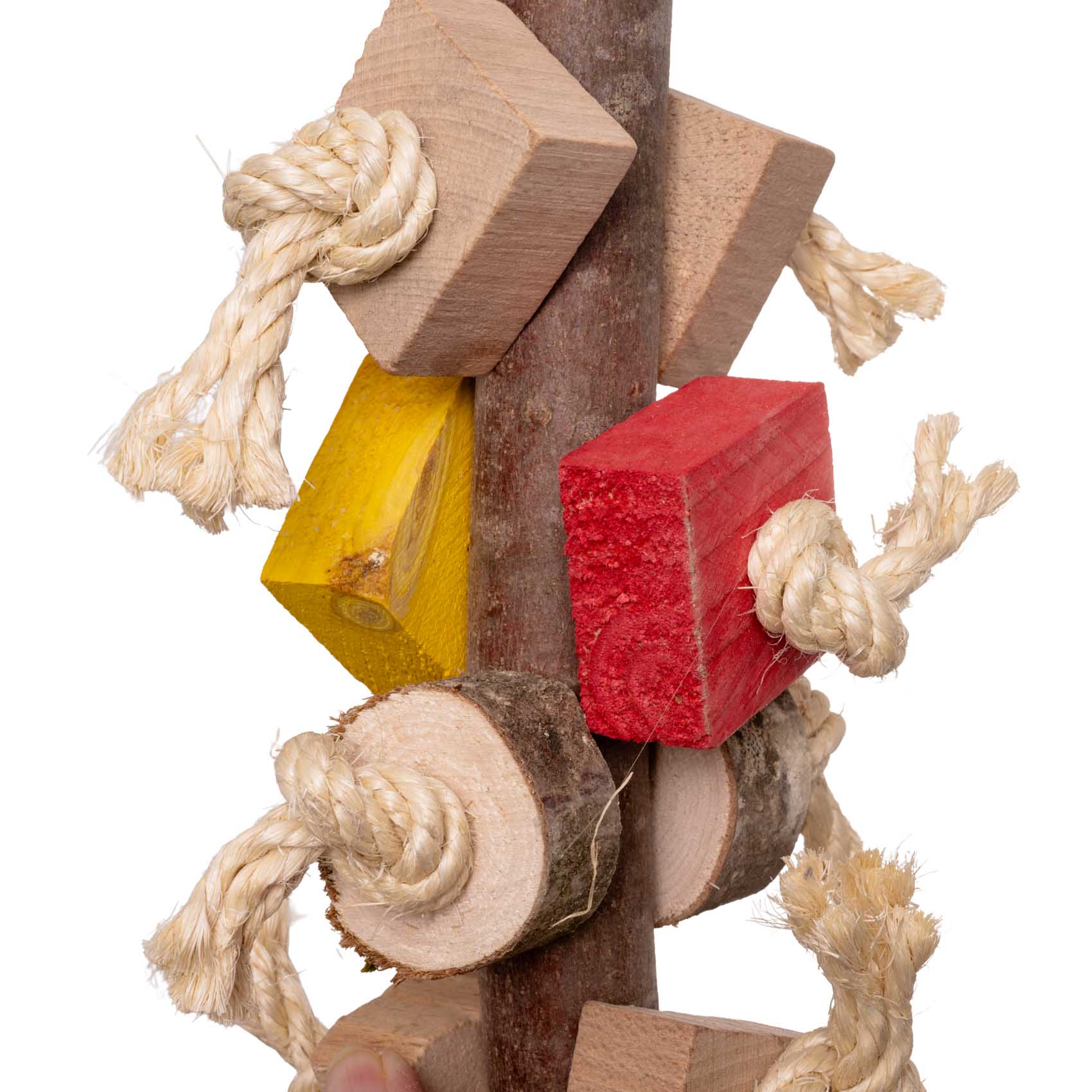 rico-s-futterkiste-wood-stick-large-papageienspielzeug-naturholz image 2