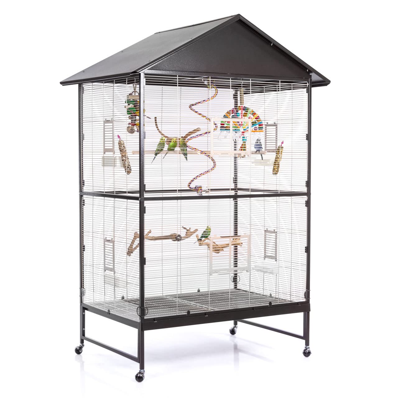 montana-cages-villa-casa-120-sittichvoliere-antik-platinum image 1