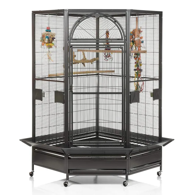 montana-cages-denver-ii-eckvoliere-antik-xxl-120-cm image 1