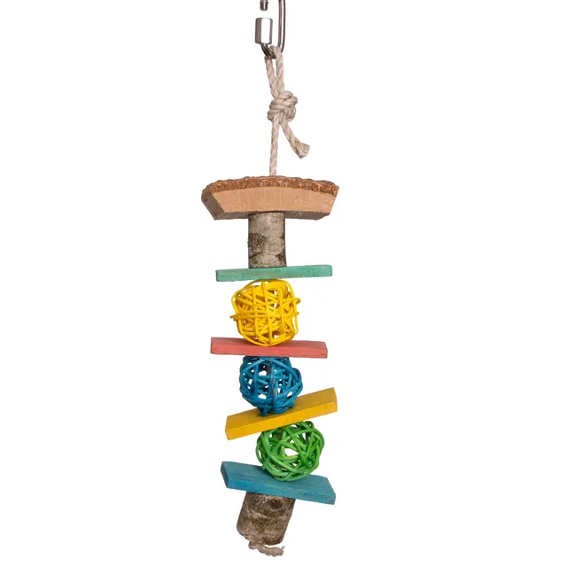rico-s-futterkiste-mini-kugel-strick-wellensittichspielzeug-20-cm image 1