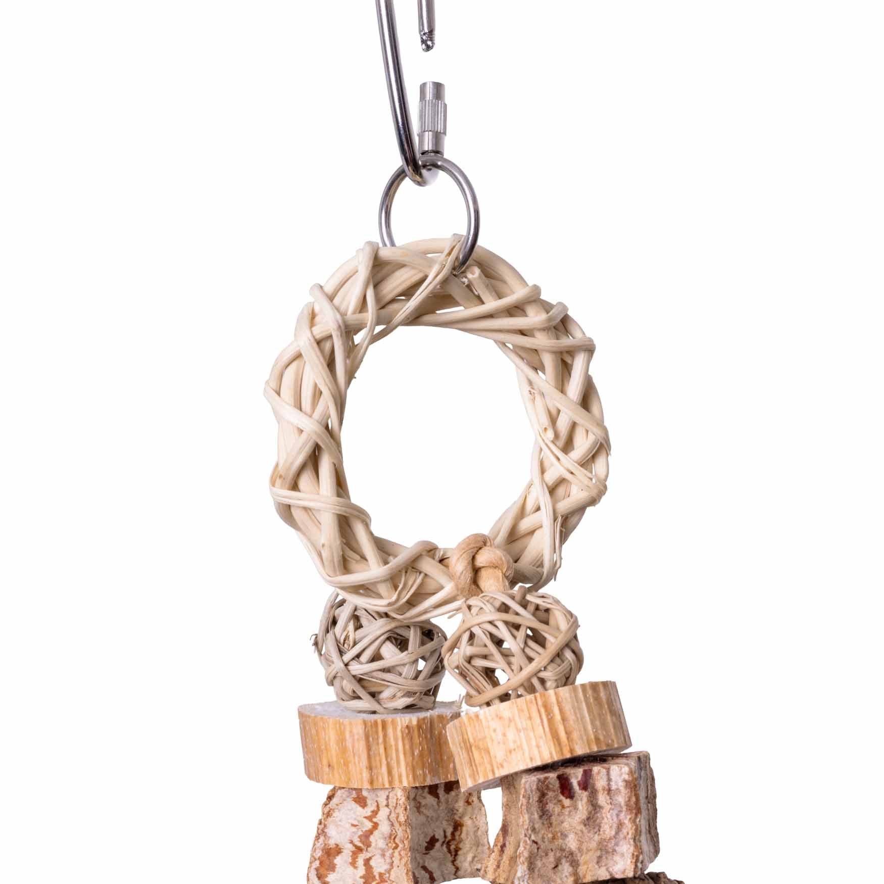 rico-s-forest-ring-sittichspielzeug-natur-seegras-20-cm image 3
