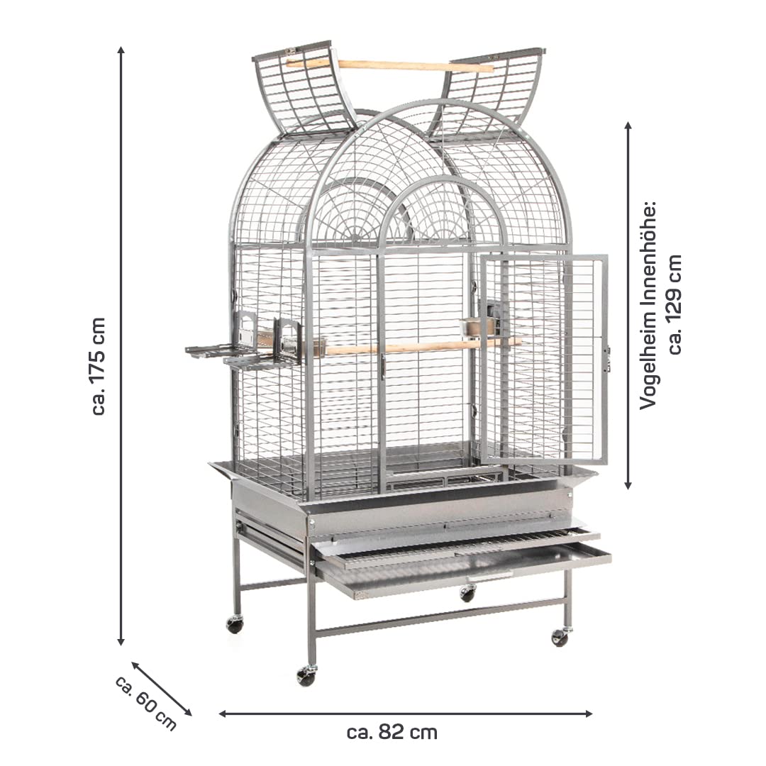 montana-cages-new-jersey-papageienk-fig-xl-platinum-82x60x160 image 3