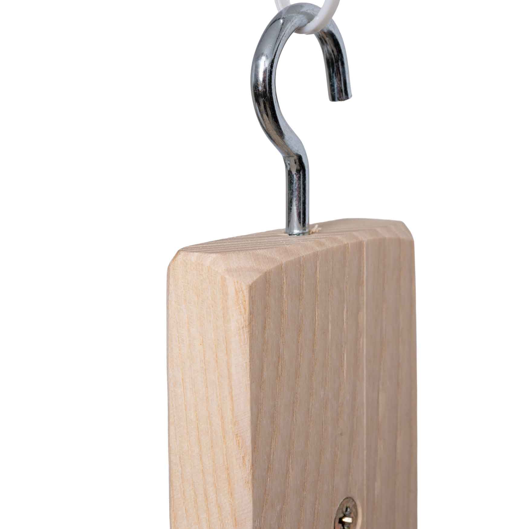 rico-s-futterkiste-holzleiter-rustikal-papageienleiter-70-cm image 2