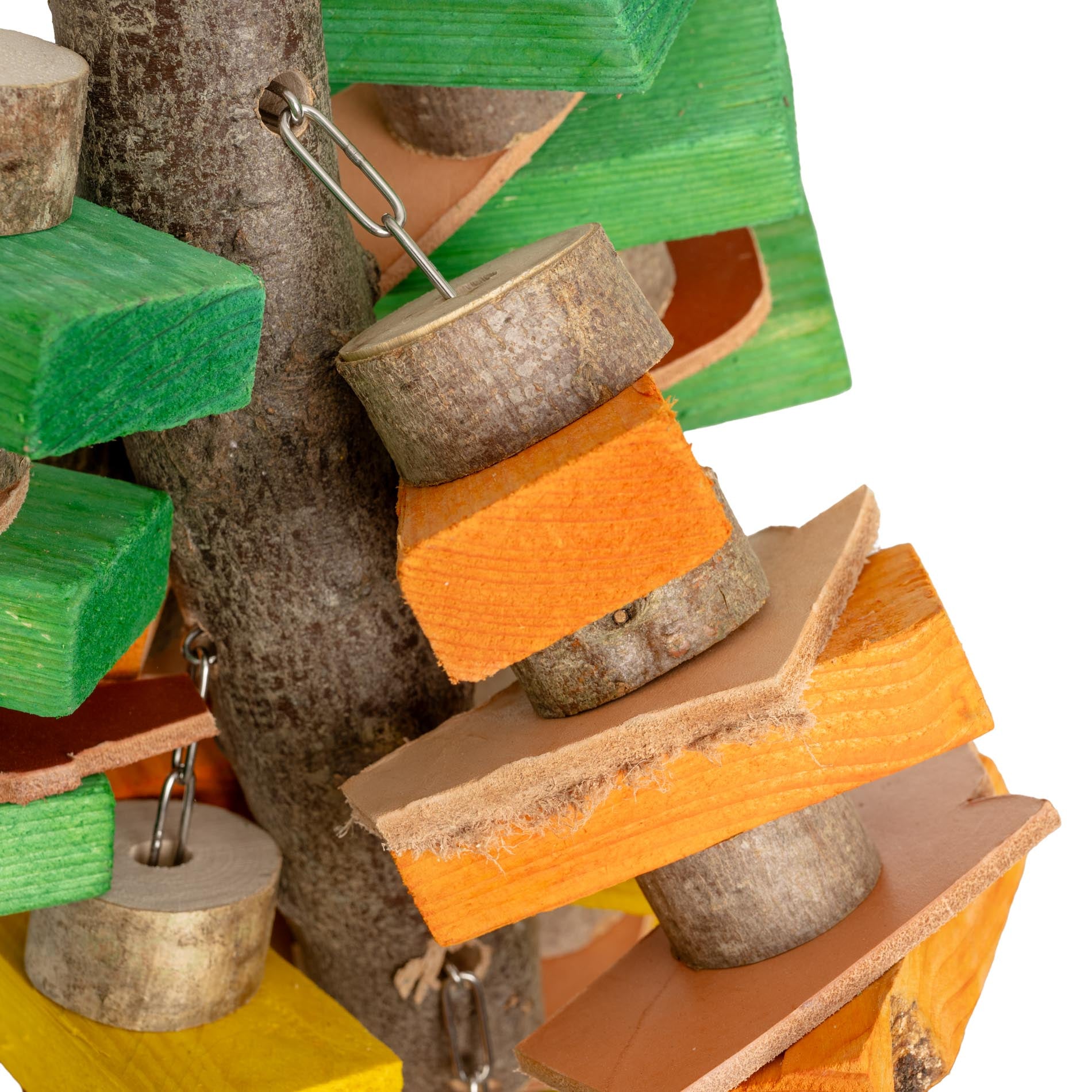 rico-s-futterkiste-hurricane-papageienspielzeug-xl-holz-leder image 2