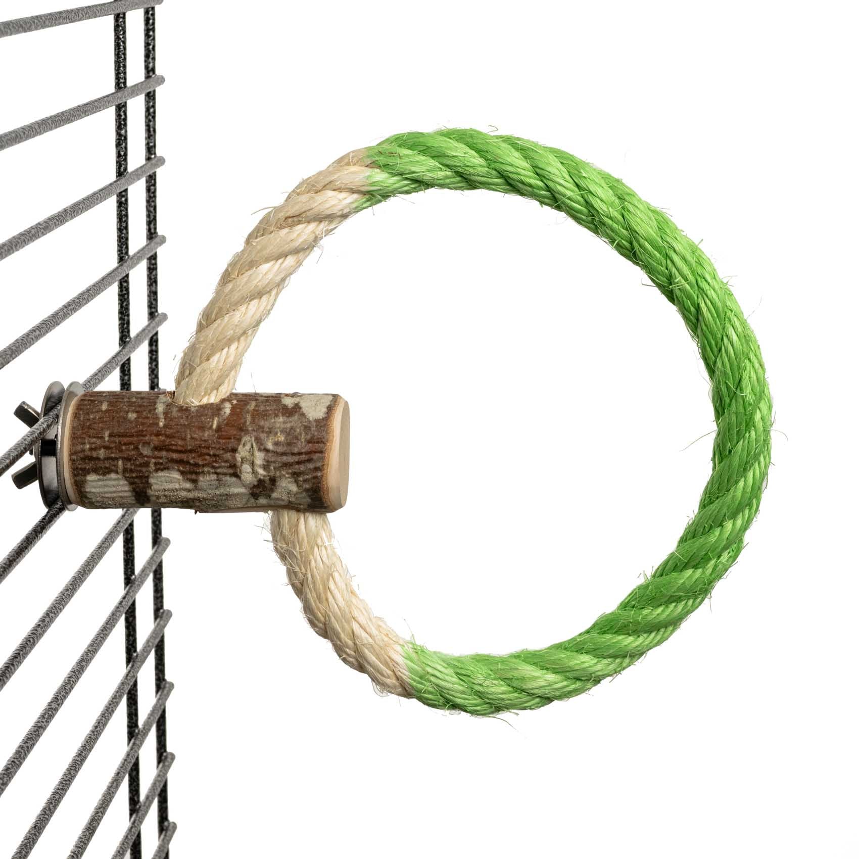 rico-s-futterkiste-sittich-sisal-kletterring-vogelspielring-20-cm image 1