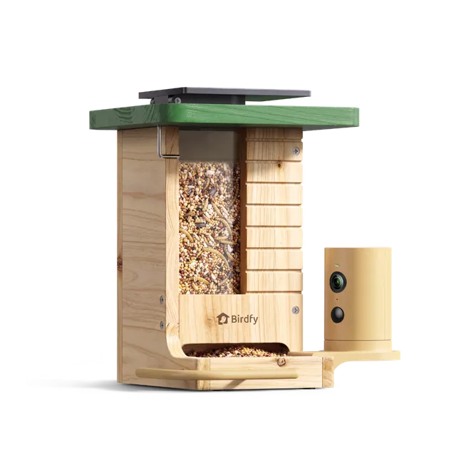 birdfy-feeder-wood-vogelhaus-mit-kamera-holz-1-jahr-plus image 1