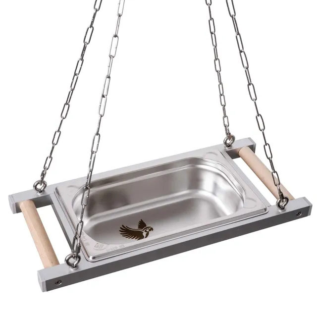 rico-s-futterkiste-edelstahlwanne-klein-volierenzubeh-r-39x18-cm image 1