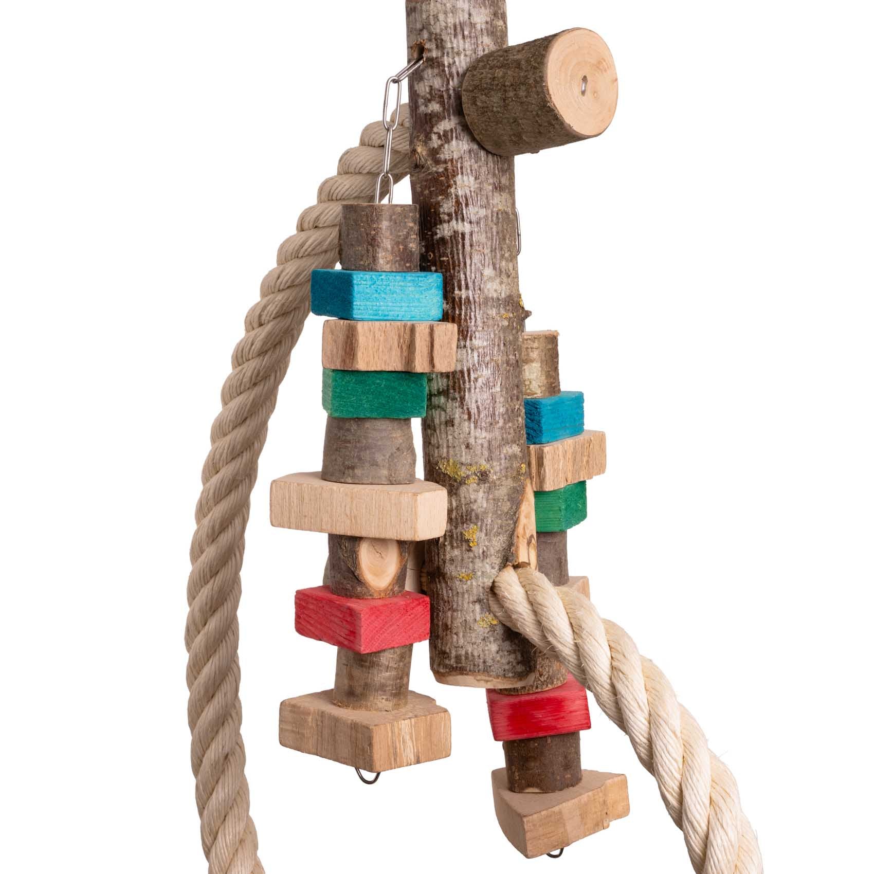 rico-s-futterkiste-kletterschnecke-sisal-papageienspielzeug-70cm image 2