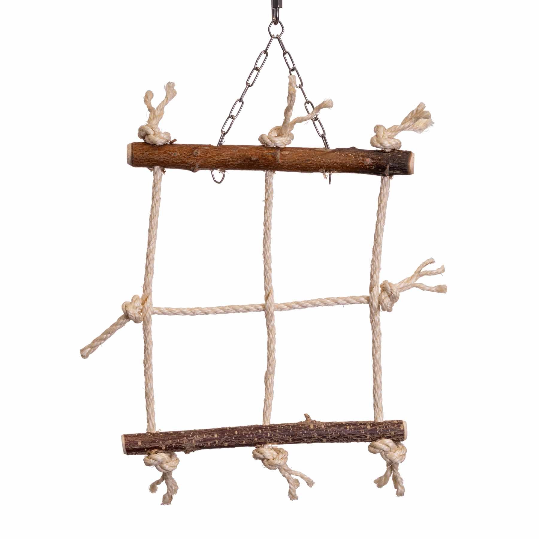 kletter-und-schaukelquadrat-sittichspielzeug-sisal-holz-20-cm image 1