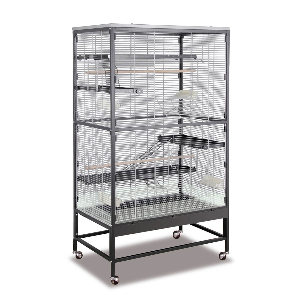montana-cages-sevilla-ii-vogelvoliere-choco-vanilla-ungiftig image 1