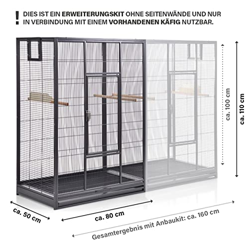 montana-cages-melbourne-anbaukit-erweiterung-80-cm-finken image 3