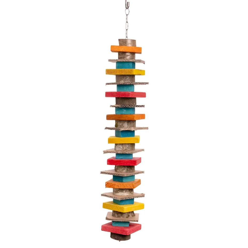rico-s-futterkiste-jumbo-schredder-schlange-papageienspielzeug-70cm image 1