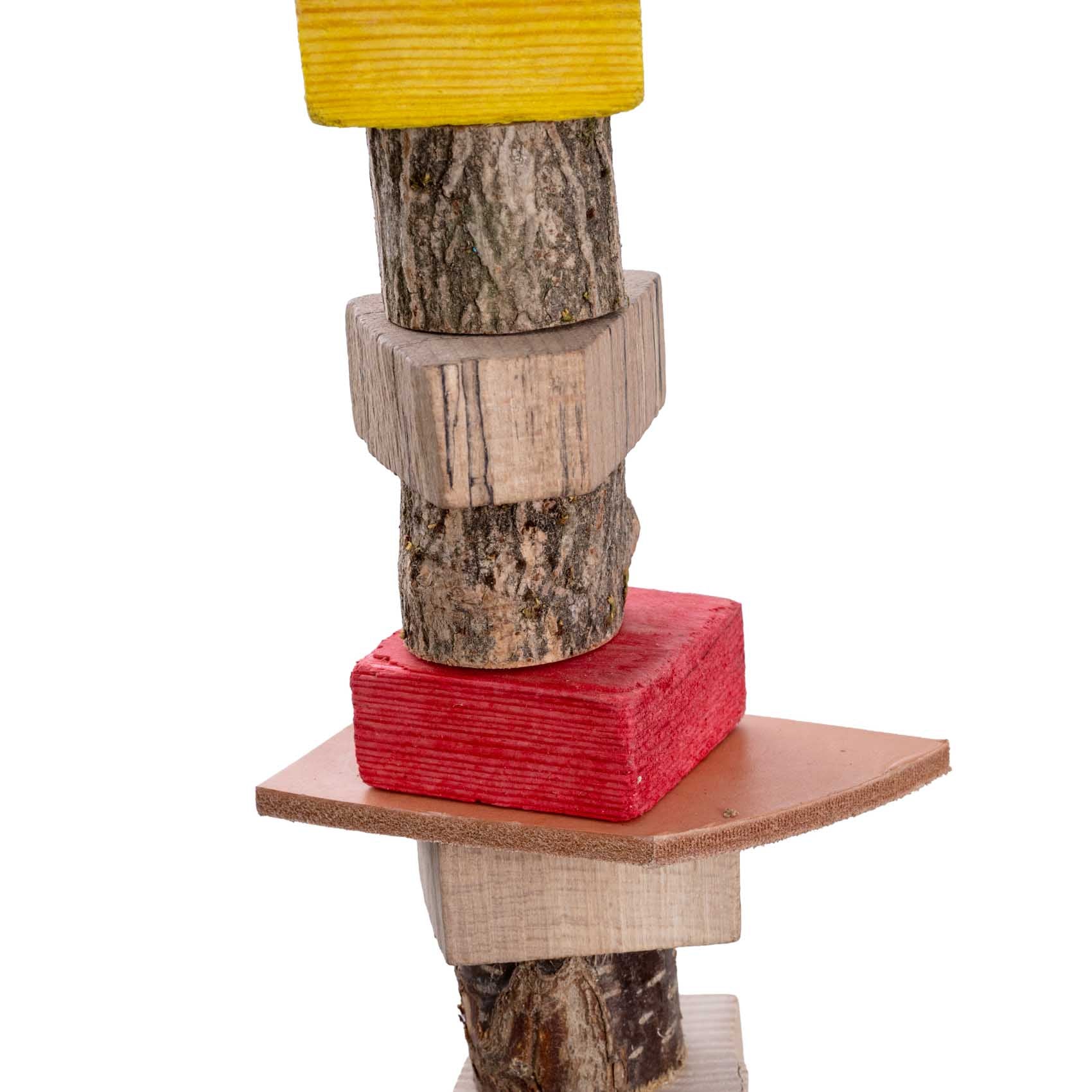 rico-s-futterkiste-doppelschaukel-papageienschaukel-holz-70-cm image 2
