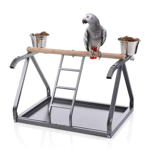 montana-cages-sunlite-tischfreisitz-papagei-antik-mit-napf image 1