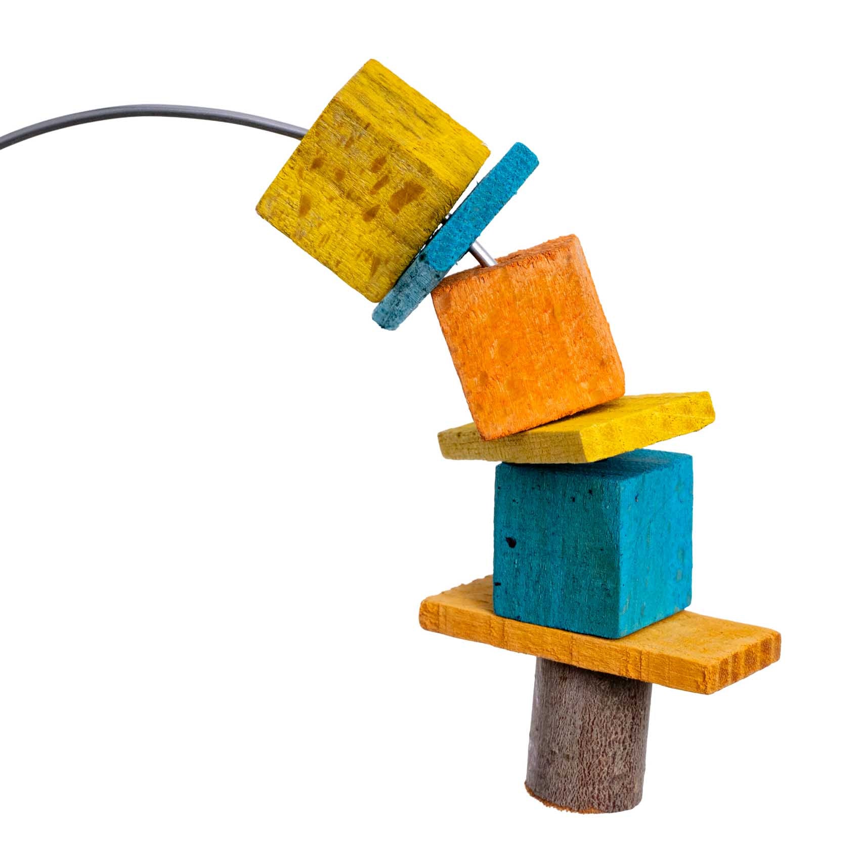 rico-s-futterkiste-spielbogen-sittichspielzeug-holz-16-cm image 2