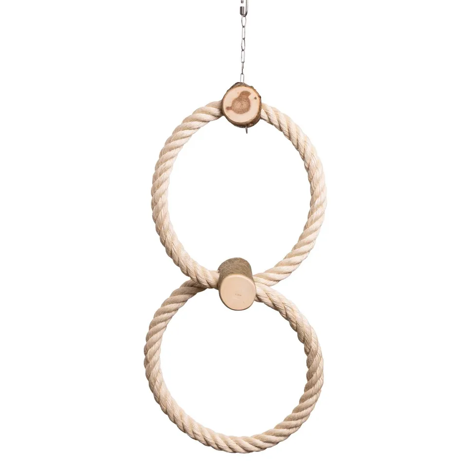 rico-s-futterkiste-sisal-doppelring-papageienschaukel-80-cm-sisal image 1