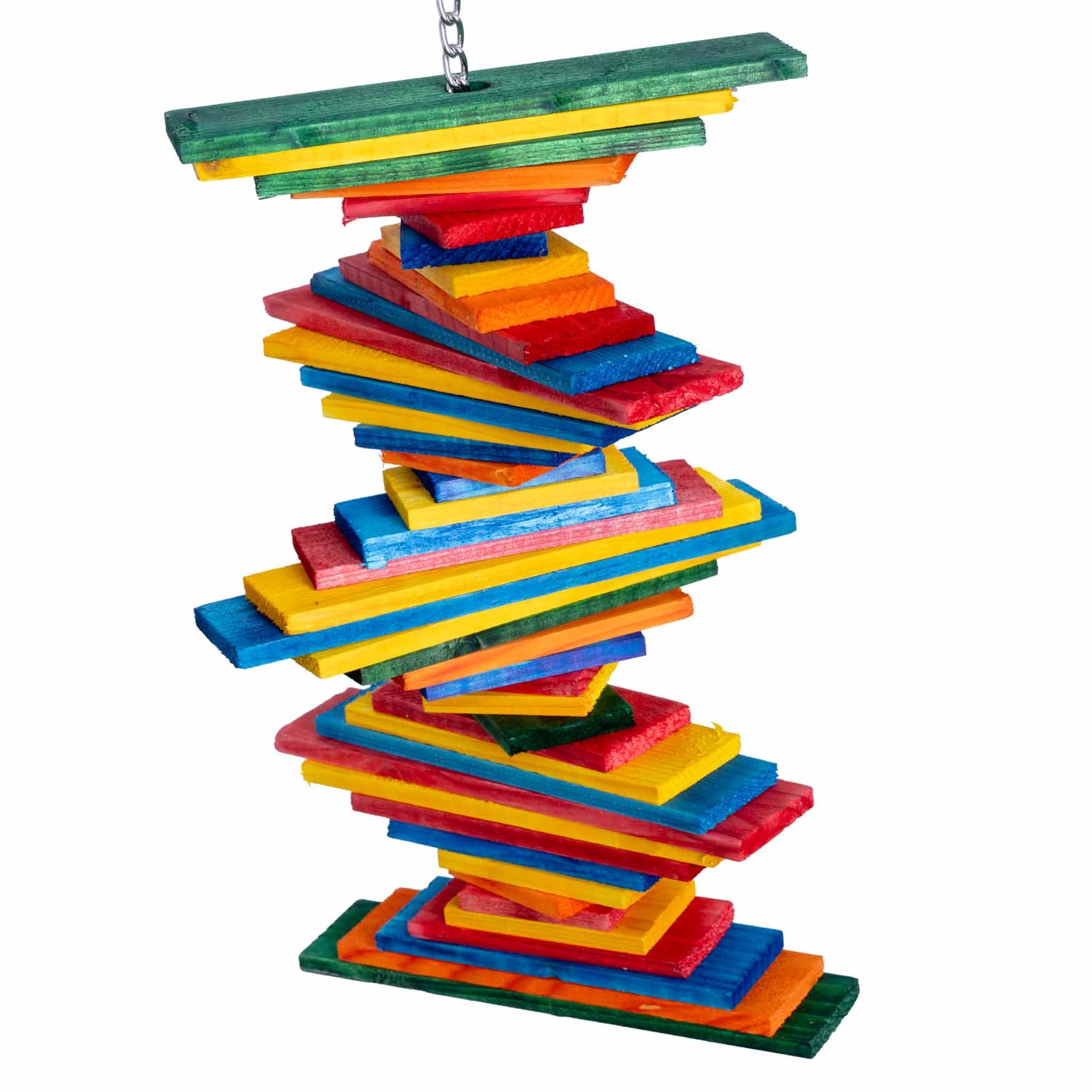 rico-s-futterkiste-turm-pharaon-holzspielzeug-papageienspielzeug-40cm image 3