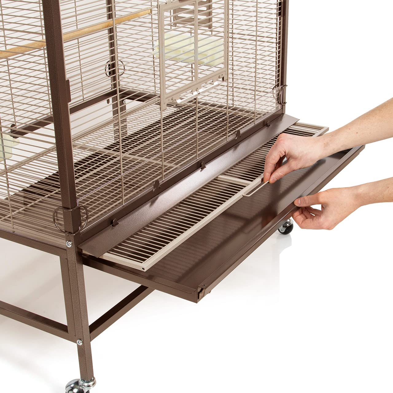 montana-cages-villa-casa-90-voliere-choco-vanilla-91x70x185-cm image 6