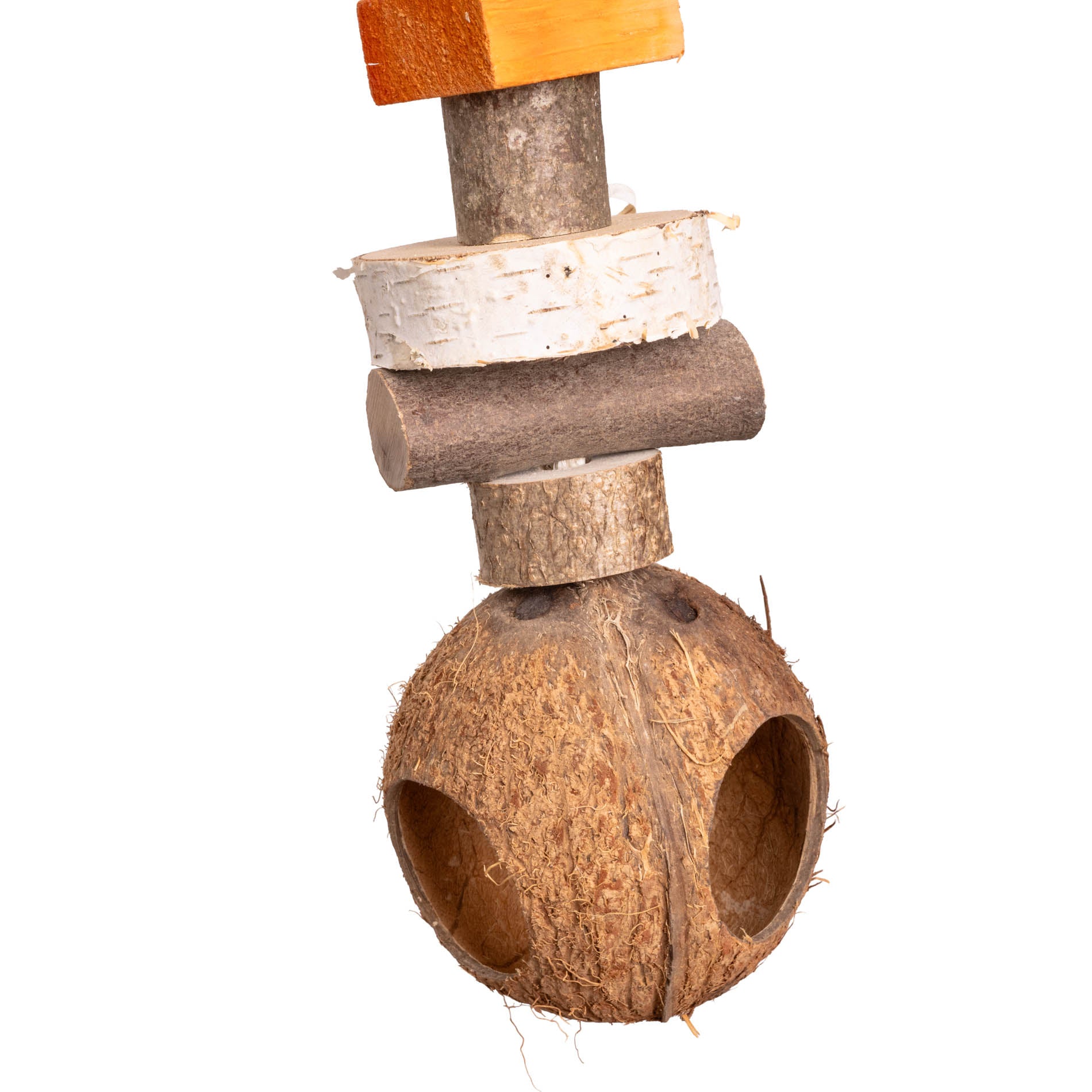 rico-s-futterkiste-sisal-coco-house-papageienspielzeug-65-cm image 2