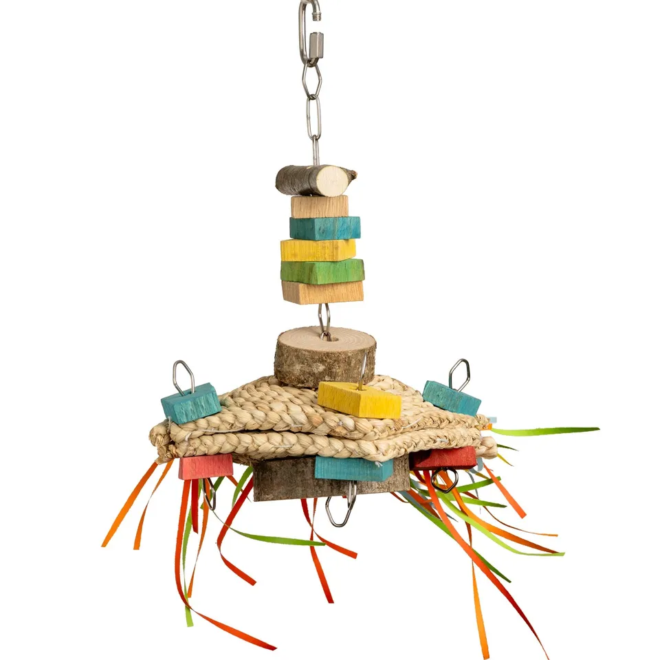 rico-s-futterkiste-stroh-sandwich-papageienspielzeug-stroh-25-cm image 1