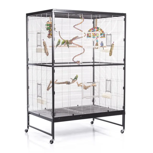 montana-cages-casa-120-vogelvoliere-xxl-antik-platinum image 1