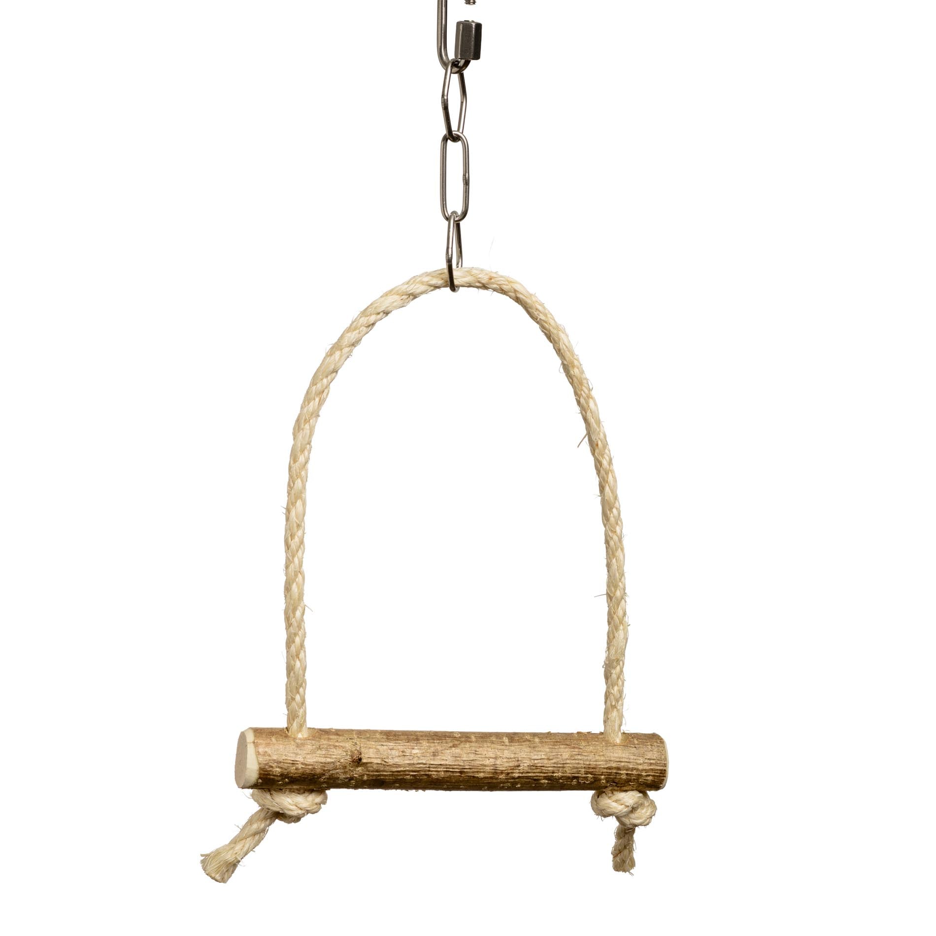 rico-s-futterkiste-mini-naturschaukel-sittichspielzeug-holz-15-cm image 1