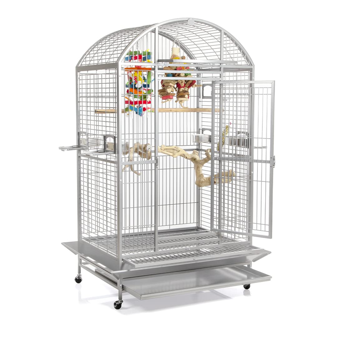 montana-cages-castell-nova-dome-papageienk-fig-platinum image 4