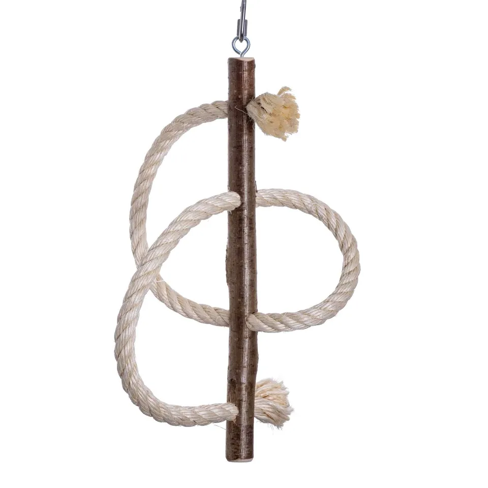 rico-s-futterkiste-kletterschnecke-sittichspielzeug-sisal-40-cm image 1