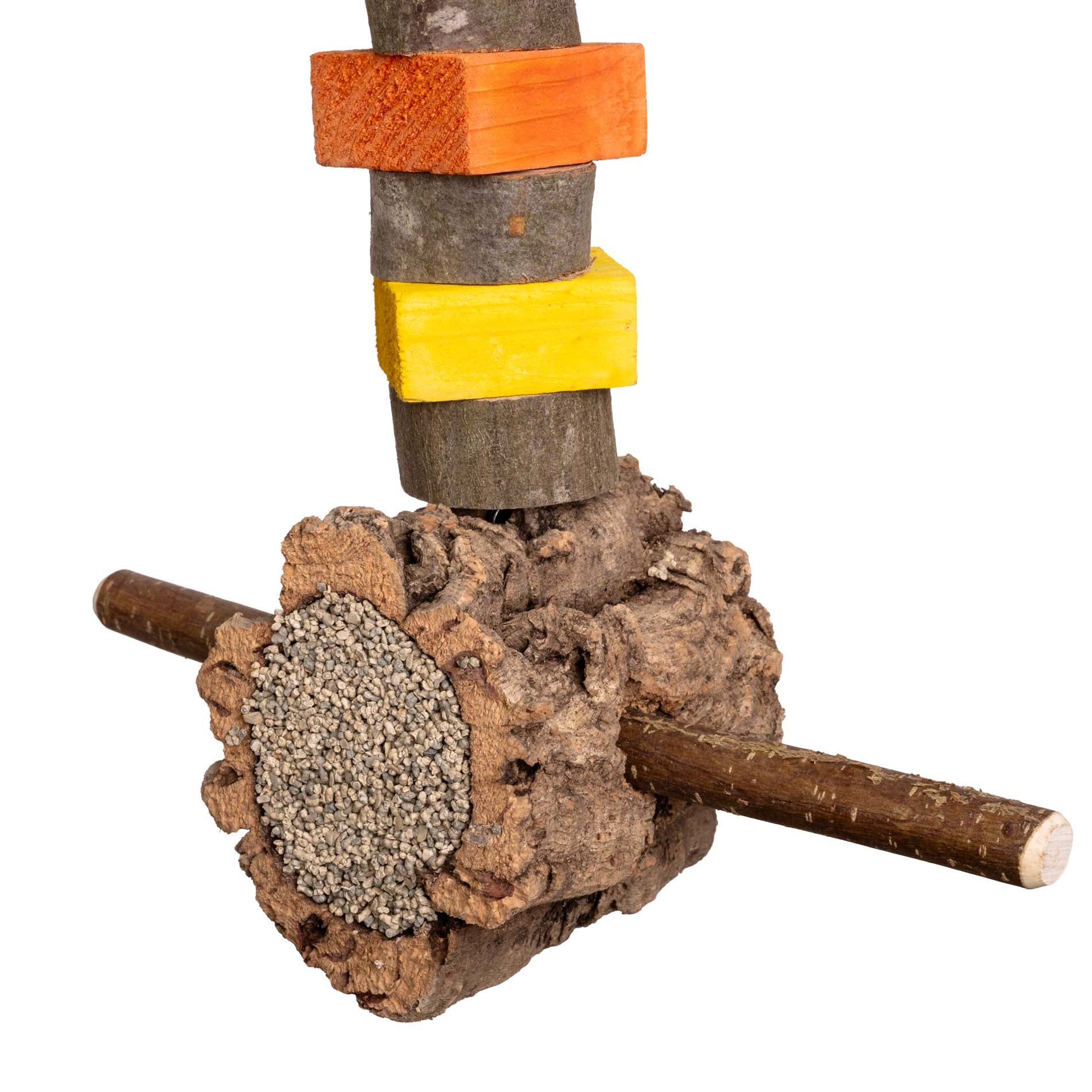 rico-s-futterkiste-papageien-mineralien-korkr-hre-spielzeug-mineralstein image 3