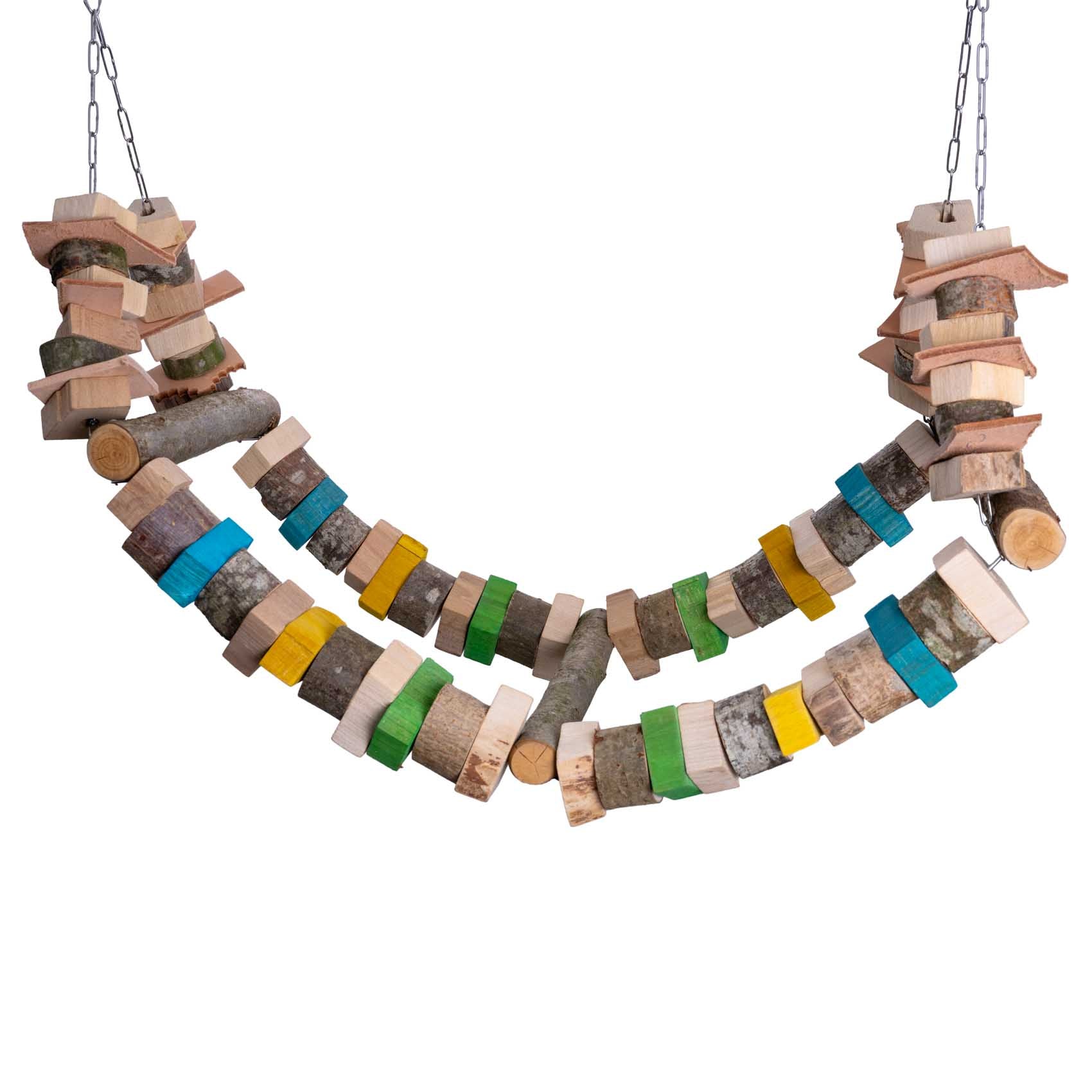 rico-s-futterkiste-schaukel-welle-papageienspielzeug-60-cm-holz image 4