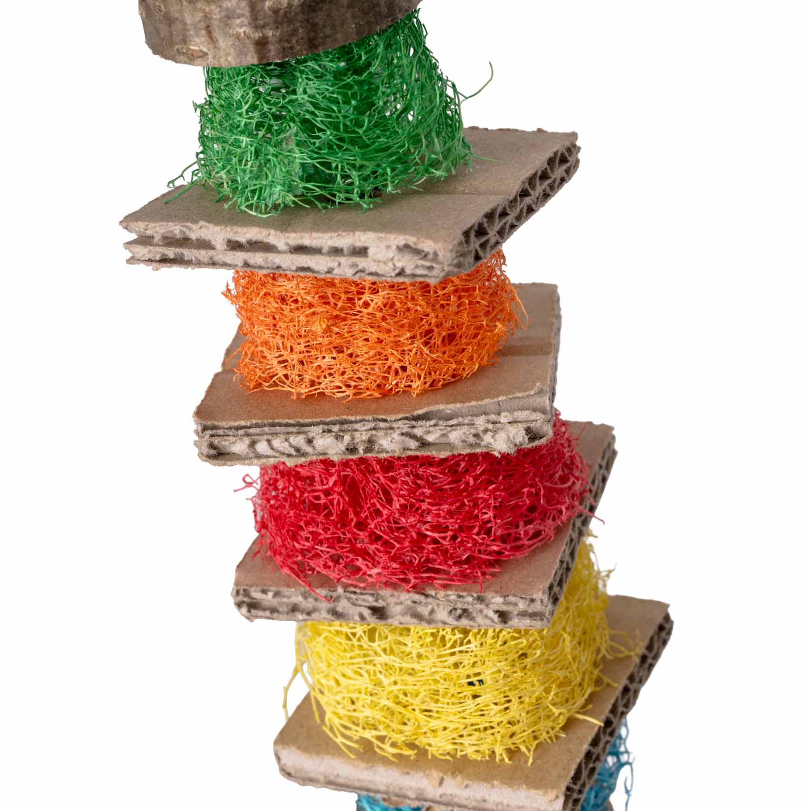 rico-s-futterkiste-luffa-pappe-t-rmchen-sittichspielzeug-hartholz image 3