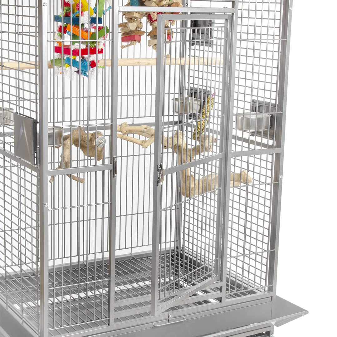 montana-cages-castell-nova-dome-papageienk-fig-platinum image 6