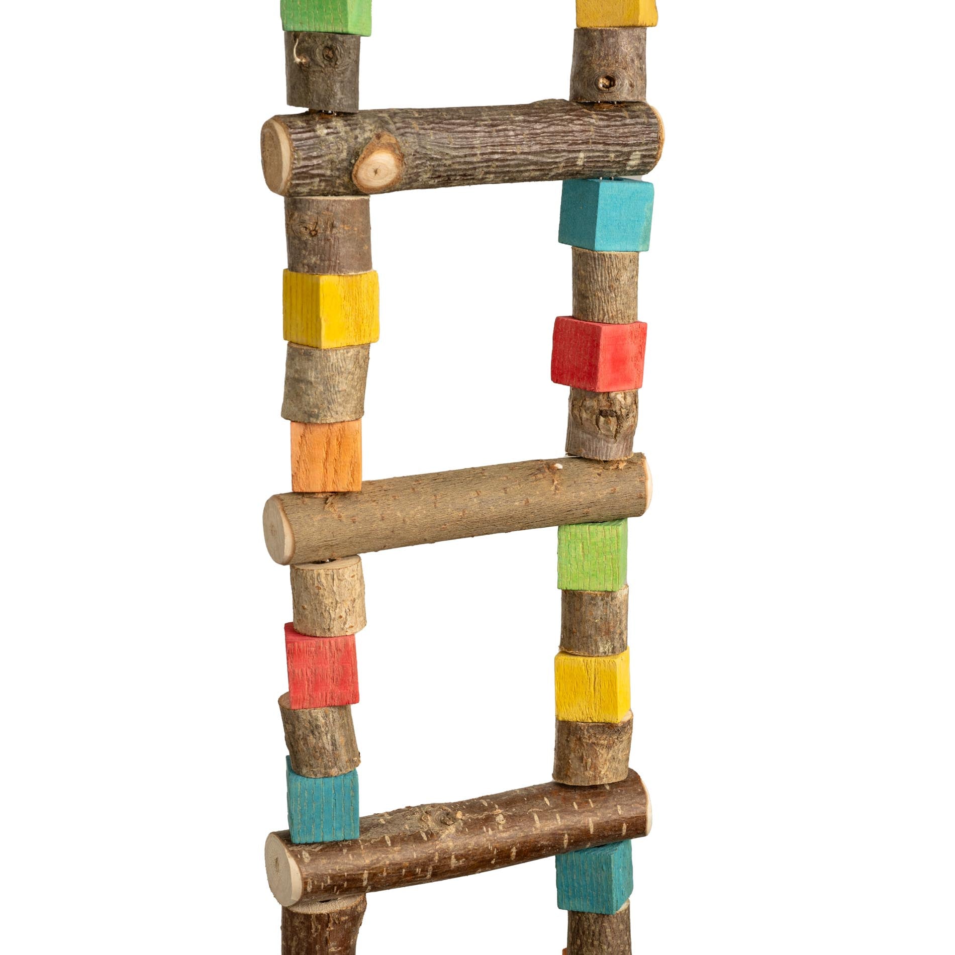 rico-s-futterkiste-bunte-sittich-leiter-medium-sittichspielzeug-65-cm-holz image 3