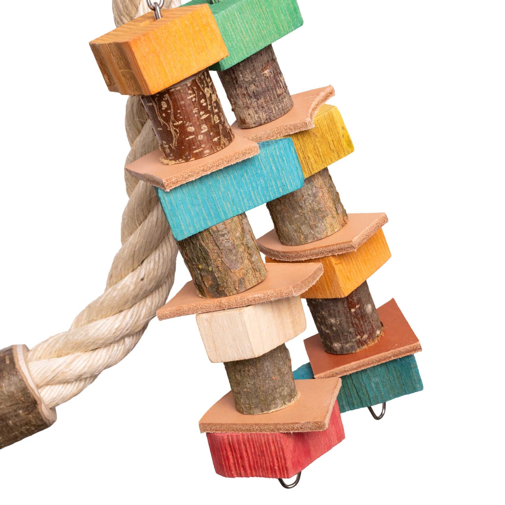 rico-s-futterkiste-sisalschaukel-papageienspielzeug-spielketten image 3