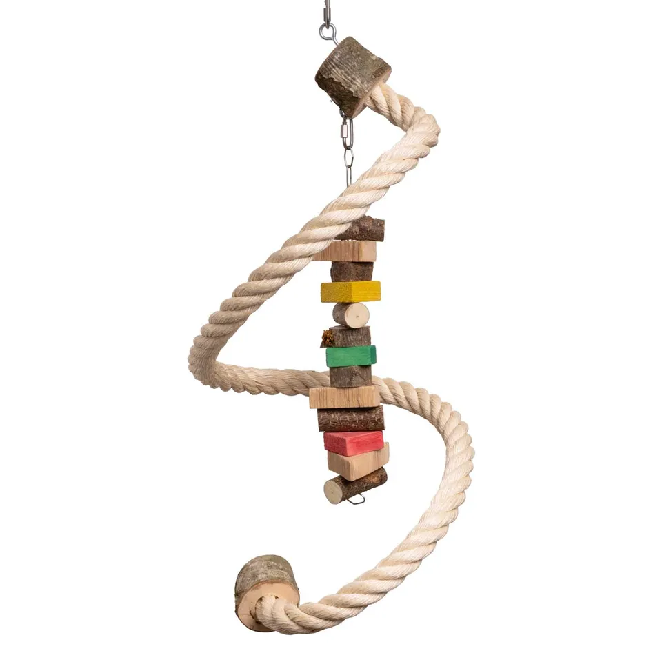 rico-s-futterkiste-sisalspirale-papageienspielzeug-holz-150-cm image 1