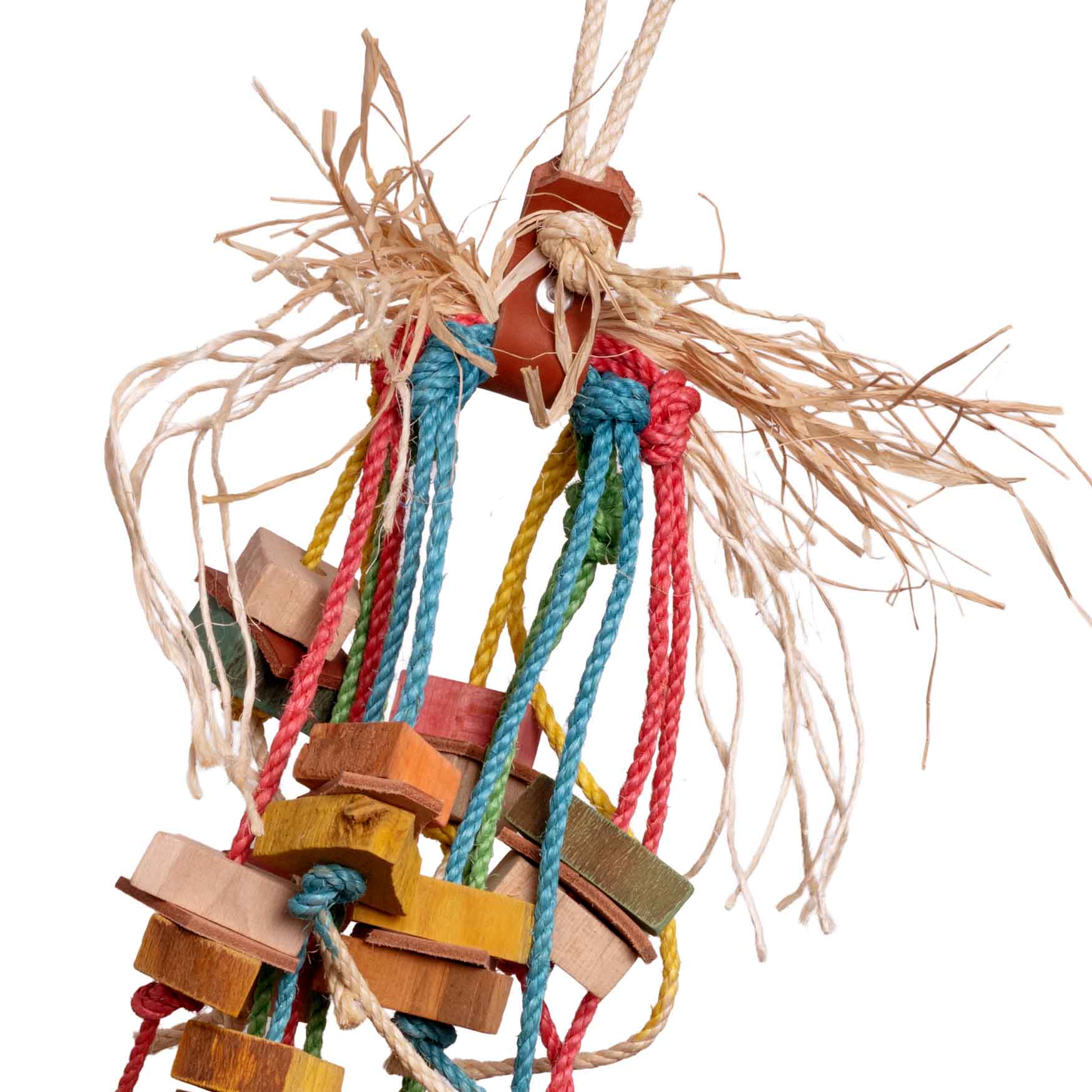 rico-s-futterkiste-wirbel-papageienspielzeug-sisal-60-cm image 2