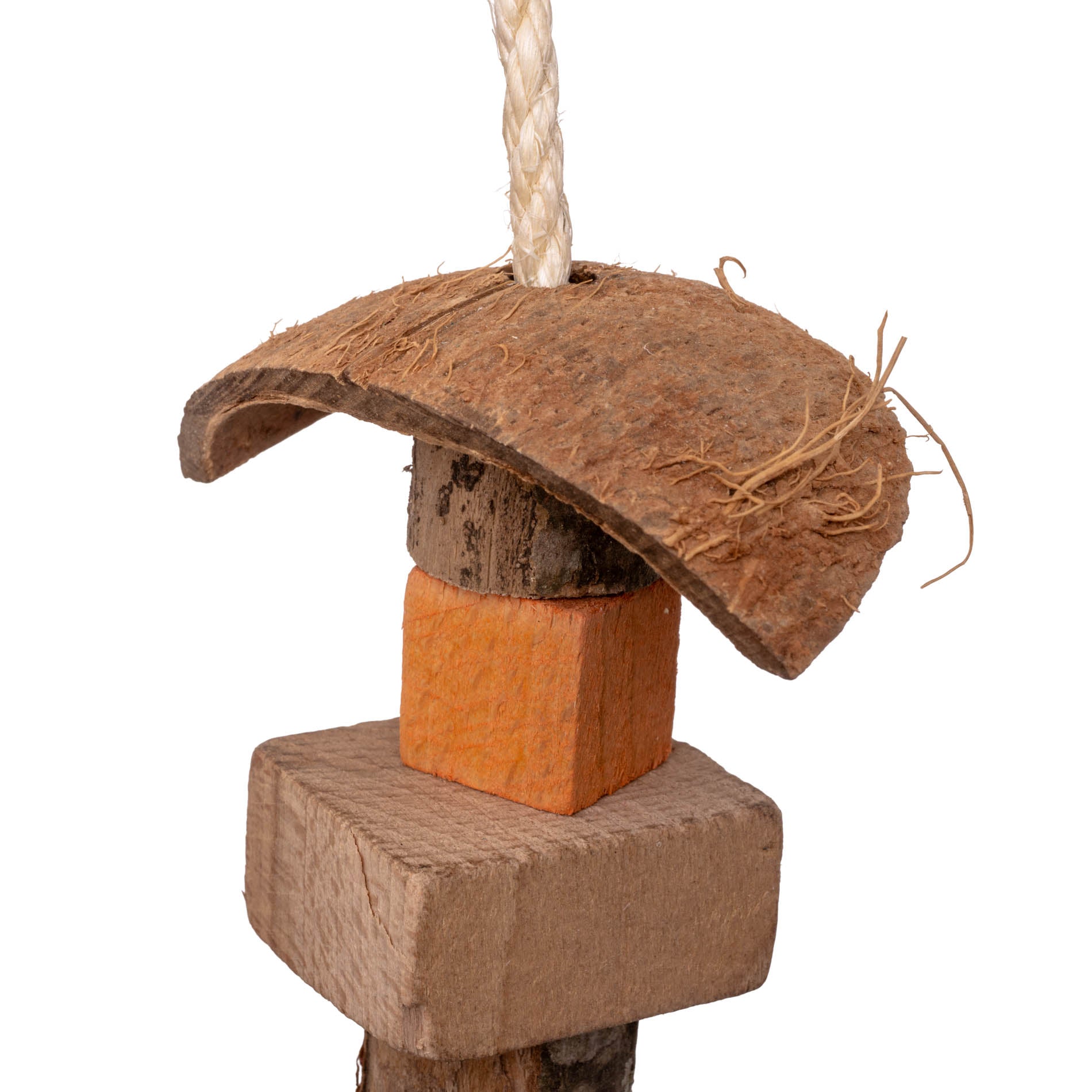 rico-s-futterkiste-kokospilz-weidenball-sittichspielzeug-32-cm image 2