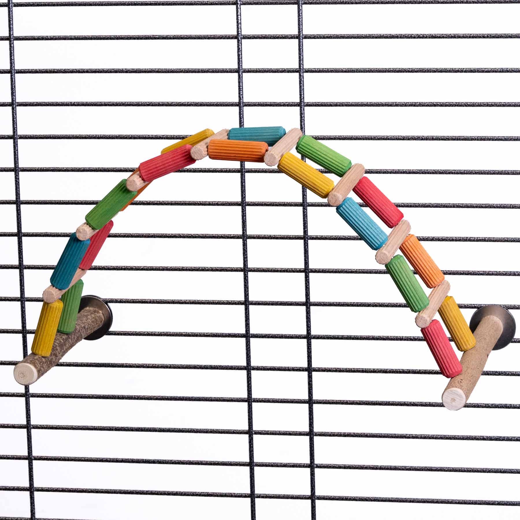 rico-s-futterkiste-flexible-bunte-welli-leiter-sittichspielzeug image 2